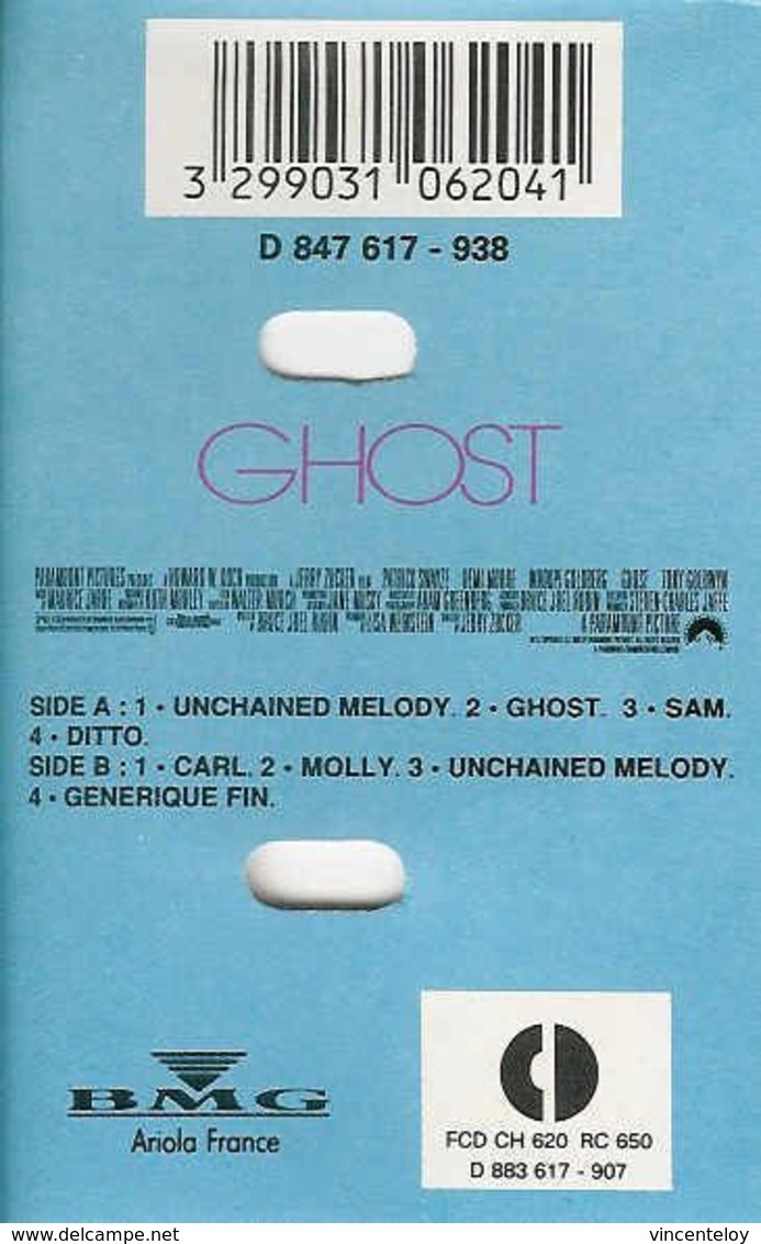 Ghost - BO - Cassette Audio En L Etat Sur Les Photos - Casetes