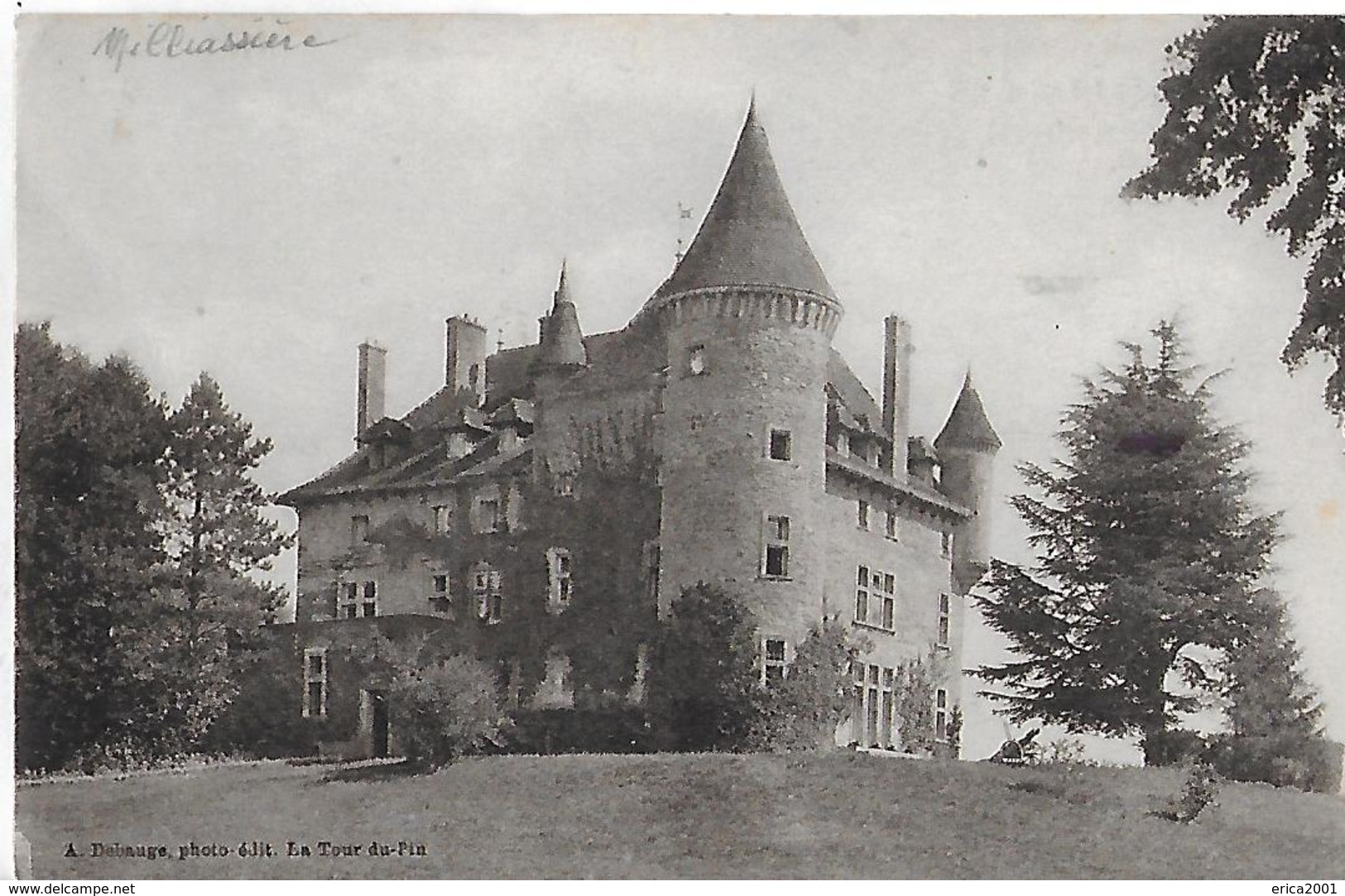 Succieu. Le Chateau De Milliassière,tampon Collection Privée JCT. - Otros & Sin Clasificación