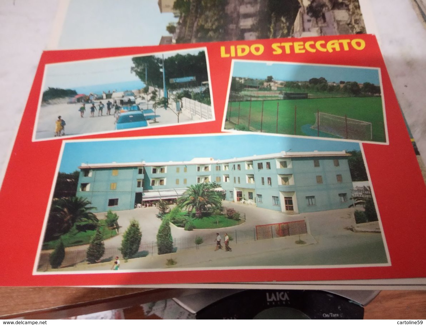 LIDO STECCATO DI CITTA DI CUTRO HOTEL  LIDO E CAMPO SPORTIVO  CALCIO N1995 HE10 - Crotone