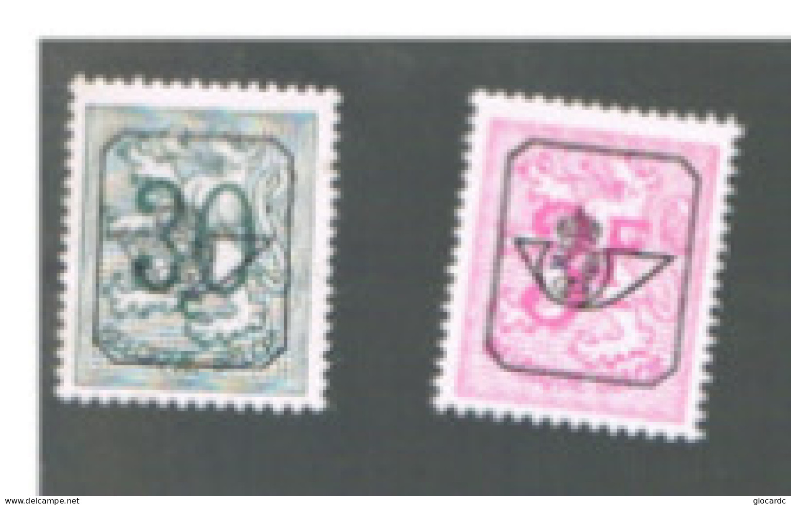 BELGIO (BELGIUM) -  1967 HERALDIC LION (PRE CANCELED)  -  USED - Typos 1967-85 (Löwe Und Banderole)