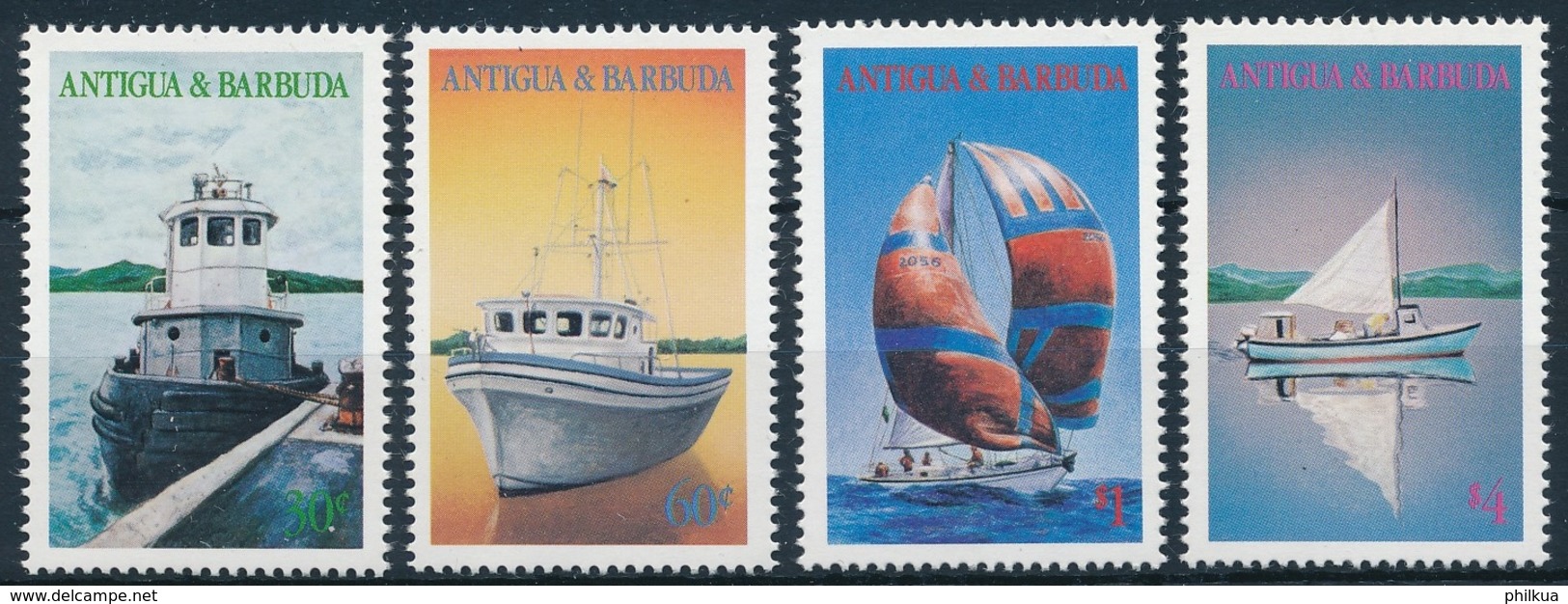 Antigua & Barbados - Postfrisch/** - Schiffe, Seefahrt, Segelschiffe, Etc. / Ships, Seafaring, Sailing Ships - Maritime