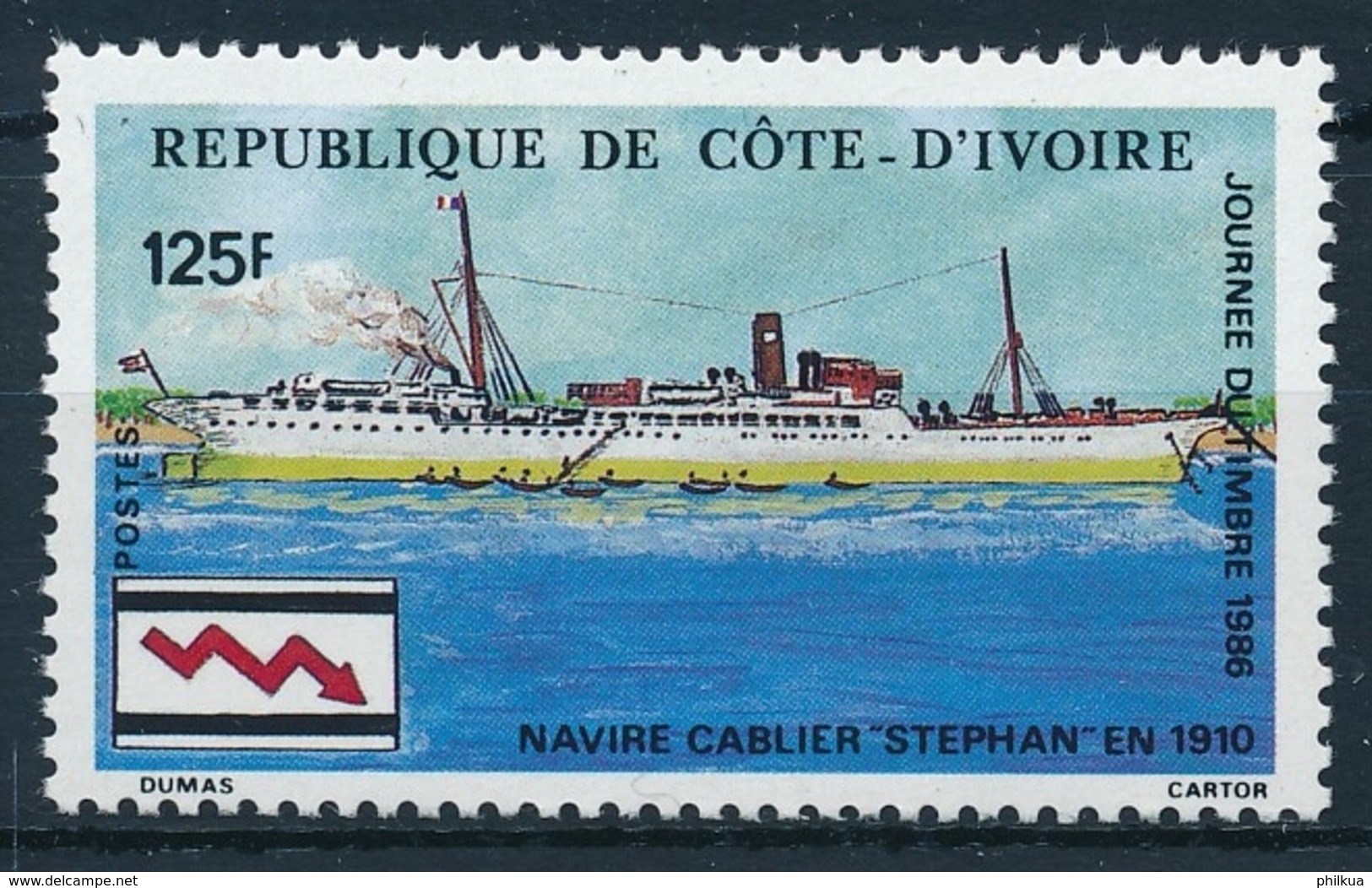 Republique De Côte D'Ivorie - Postfrisch/** - Schiffe, Seefahrt, Segelschiffe, Etc. / Ships, Seafaring, Sailing Ships - Maritime