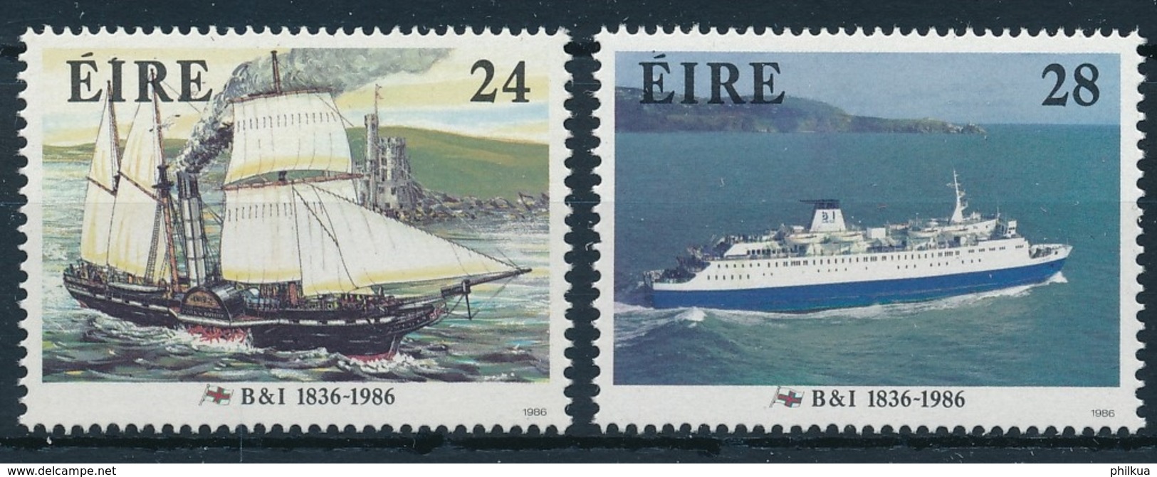 Éire Irland - Postfrisch/** - Schiffe, Seefahrt, Segelschiffe, Etc. / Ships, Seafaring, Sailing Ships - Maritime