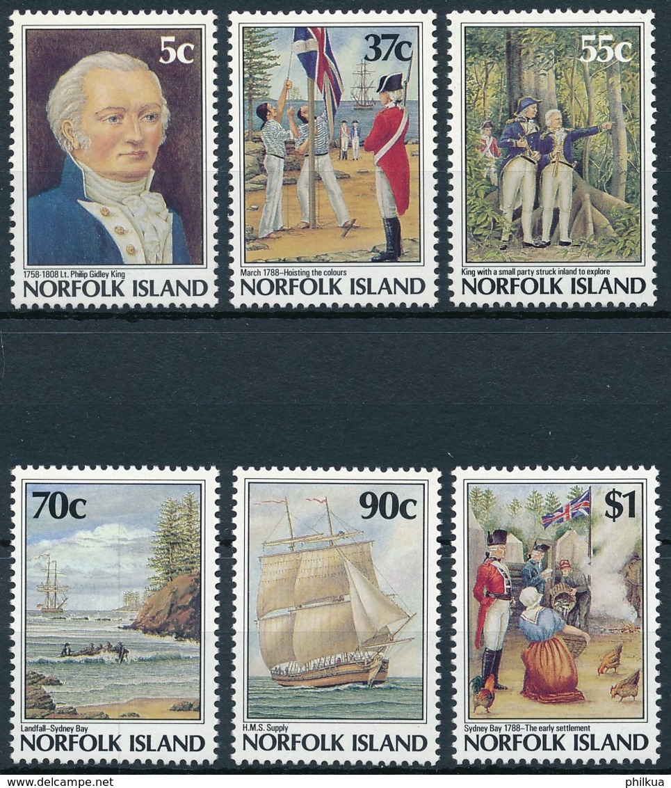 Norfolk Island - Postfrisch/** - Schiffe, Seefahrt, Segelschiffe, Etc. / Ships, Seafaring, Sailing Ships - Maritime