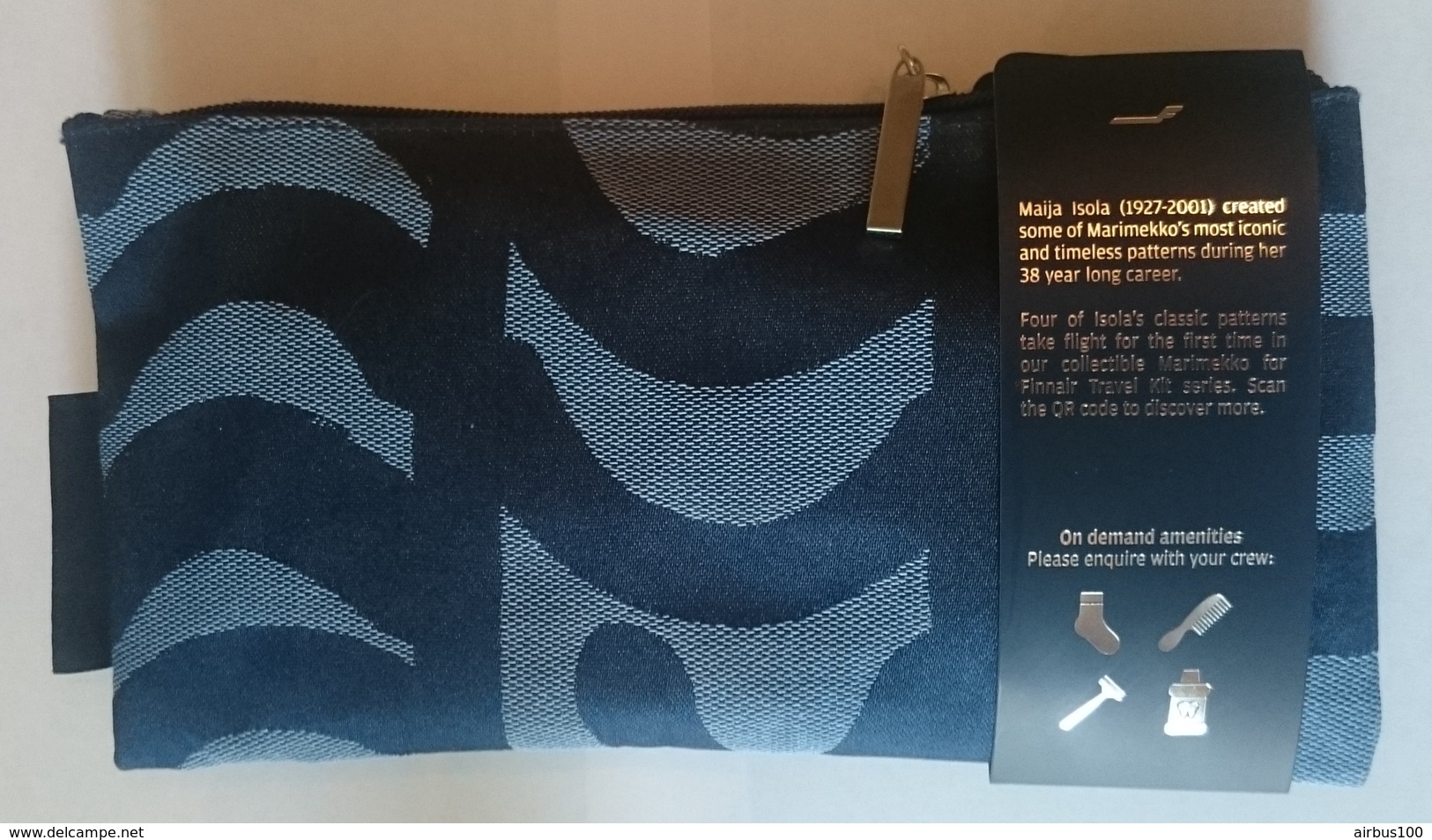 POCHETTE MARIMEKKO For FINNAIR BUSINESS CLASS - VOL HONG KONG HELSINKI A 350 900 JUILLET 2019 - Other & Unclassified