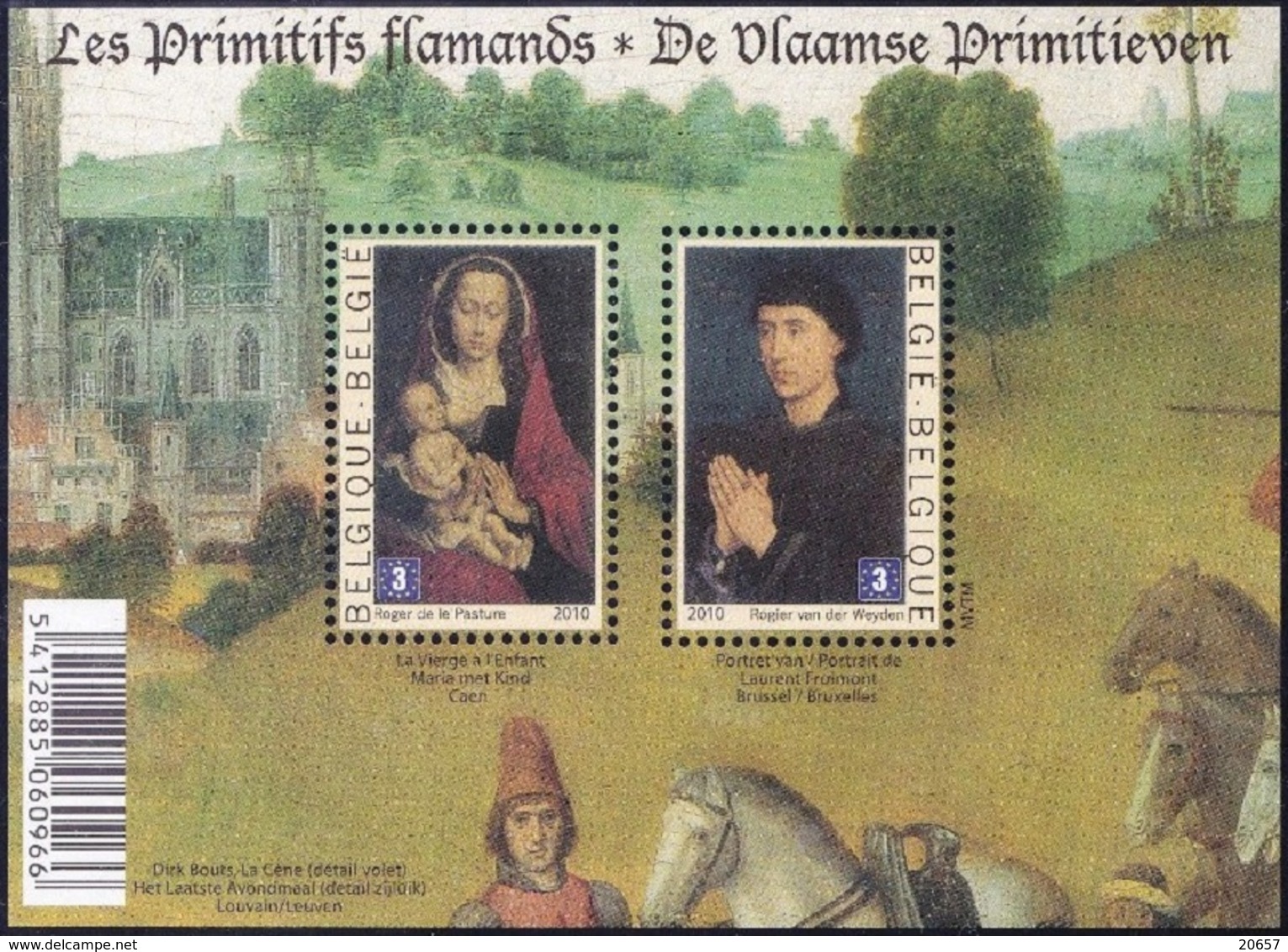 Belgique België 4066/67 Primitifs Flamands, Musées - Autres & Non Classés