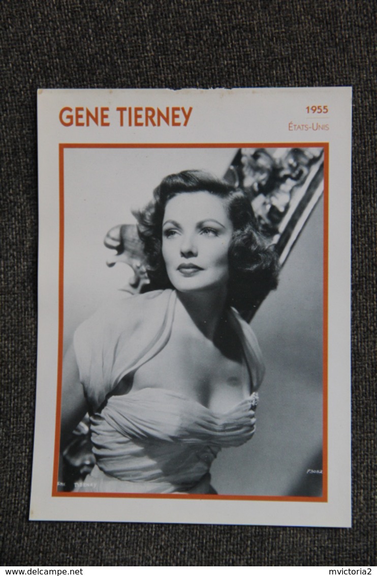 Artiste : GENE TIERNEY - Colecciones