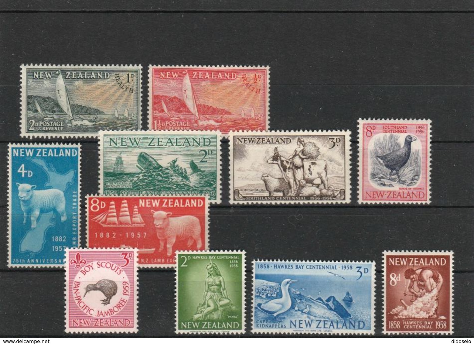 NZ -  Lot Of 2 Set Stamps MNH(**) - Collections, Lots & Séries