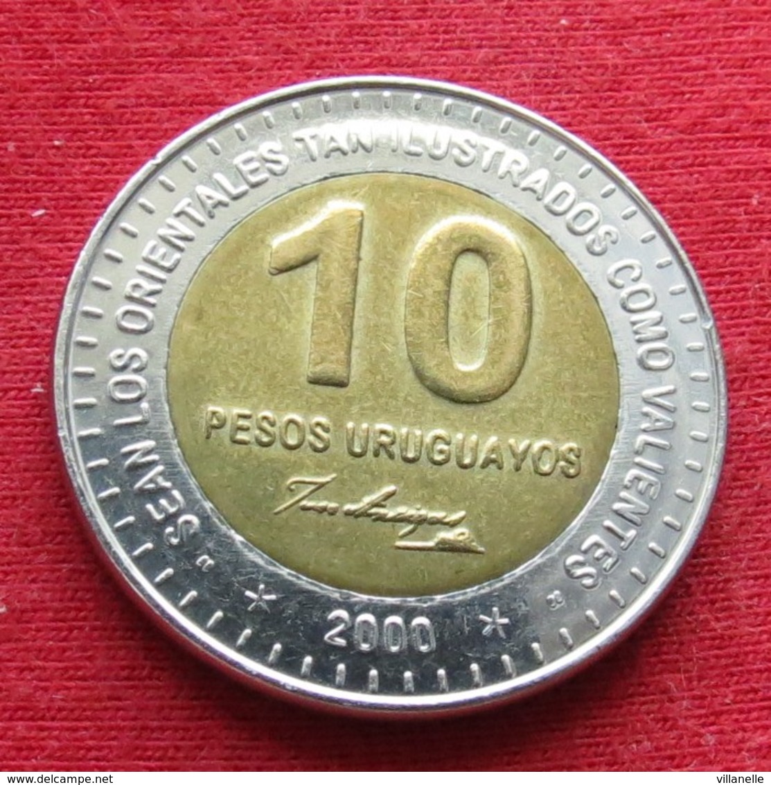 Uruguay 10 Pesos 2000 KM# 121 *V1  Uruguai - Uruguay