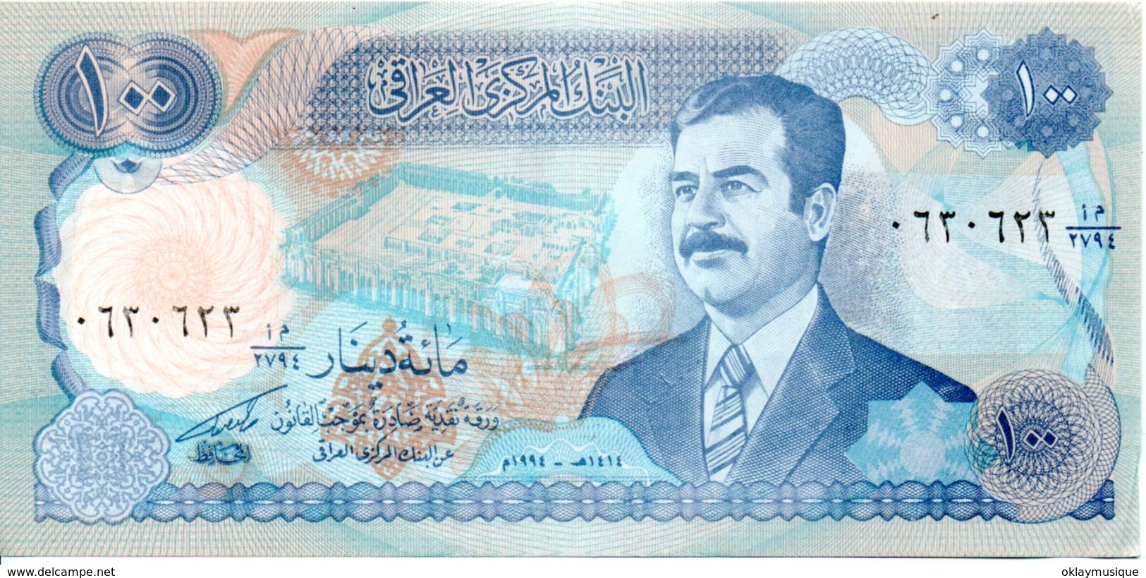 100 Dinars 1994 Neuf - Iraq