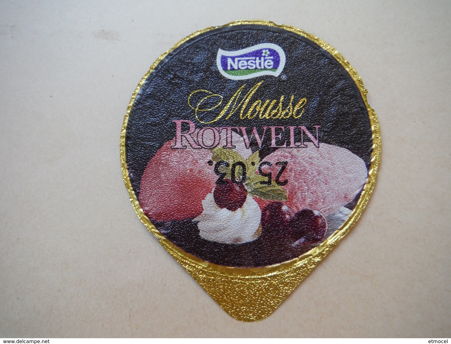 Mousse Rotwein Nestlé - Other & Unclassified