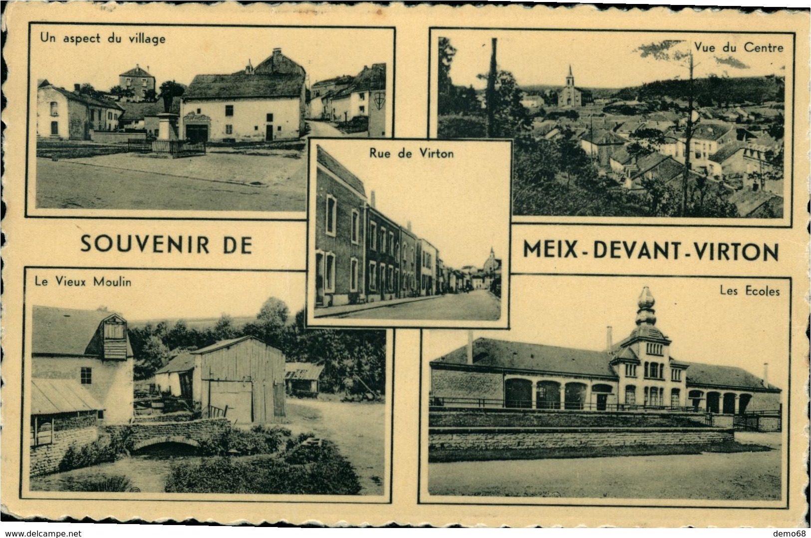 Belgique Belgie Luxembourg MEIX-DEVANT-VIRTON Souvenir De ...multivues - Meix-devant-Virton