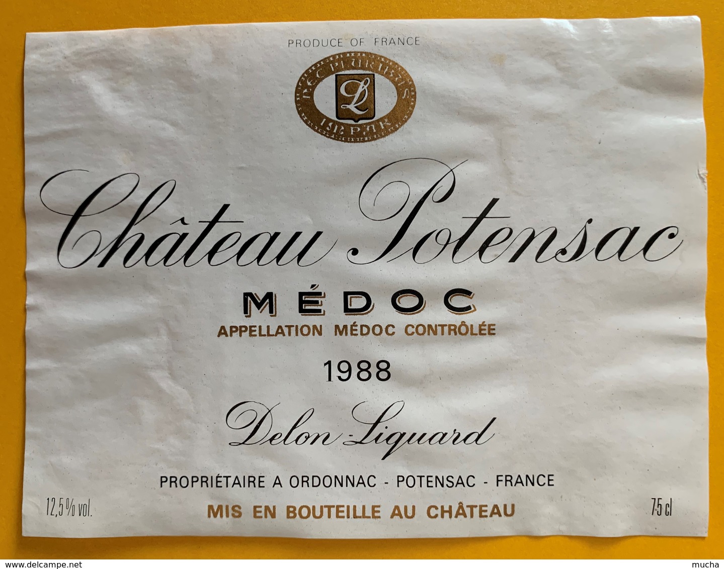 11204- Château Potensac 1988 Médoc - Bordeaux