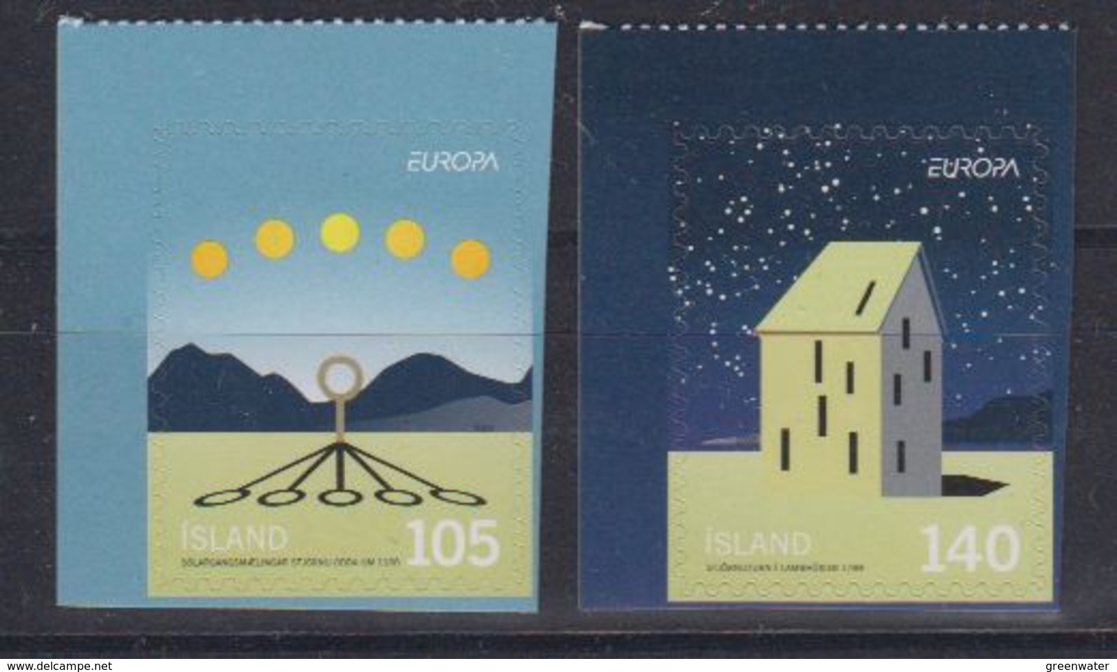 Europa Cept 2009 Iceland 2v Self  Adhesive Stamps From Booklets ** Mnh (43998) - 2009