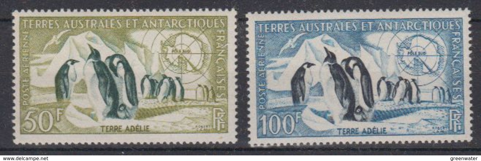 TAAF 1956 Penguins 2v ** Mnh (44001) - Ongebruikt