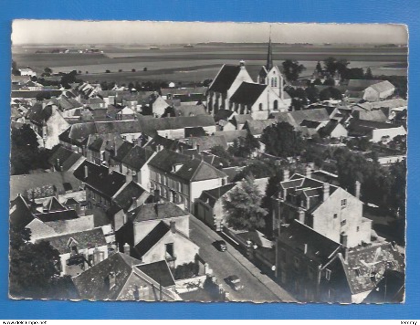 78 - ABLIS - VUE AÉRIENNE  SUR LA RUE PIERRE TROUVÉ - EN AVION, AU-DESSUS DE...- ED. LAPIE - Ablis