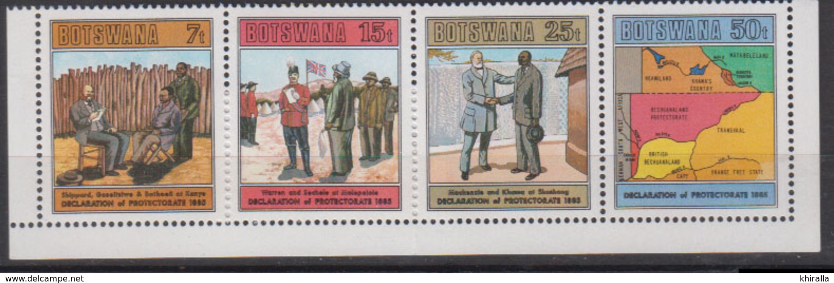 BOTSWANA   1985                  N /  524 / 537        COTE  7 , 50   EUROS         ( W 117 ) - Botswana (1966-...)