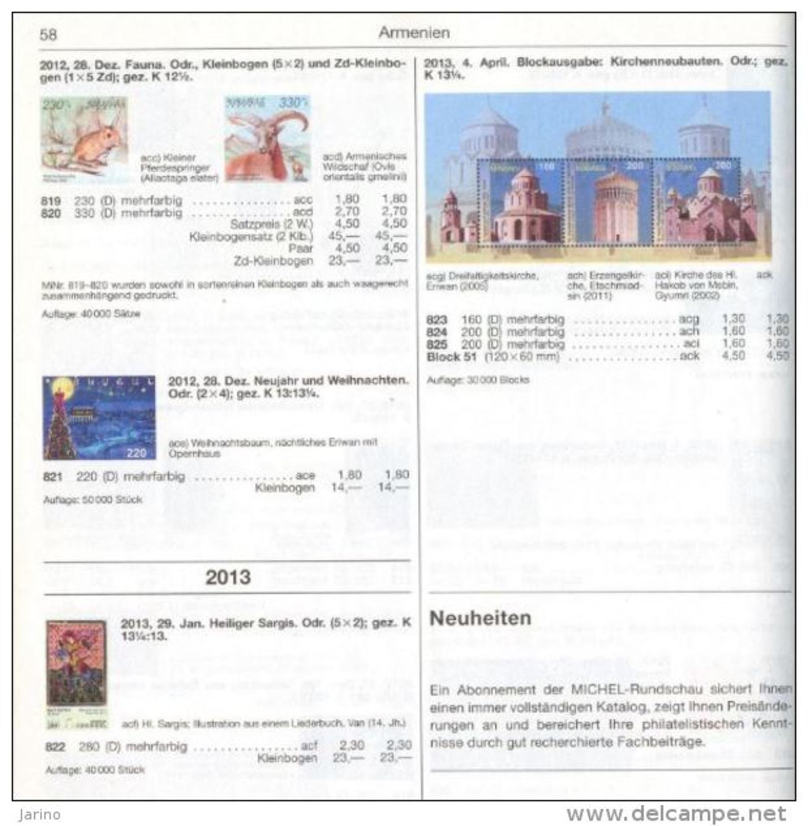 Katalog Michel Asien 2014,1213 Farbseiten DVD-R Japan Korea Mongolei Armenie Georgie Usbekistan Kirgisien Tadjikistan - Autres - Asie
