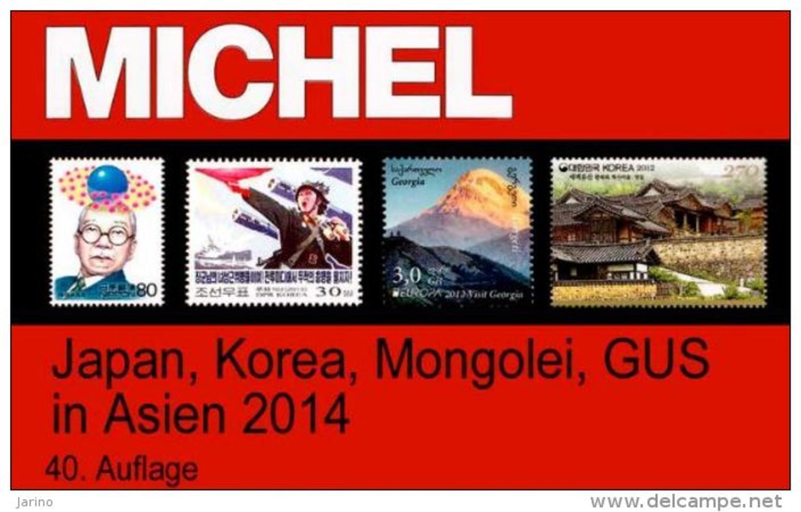 Katalog Michel Asien 2014,1213 Farbseiten DVD-R Japan Korea Mongolei Armenie Georgie Usbekistan Kirgisien Tadjikistan