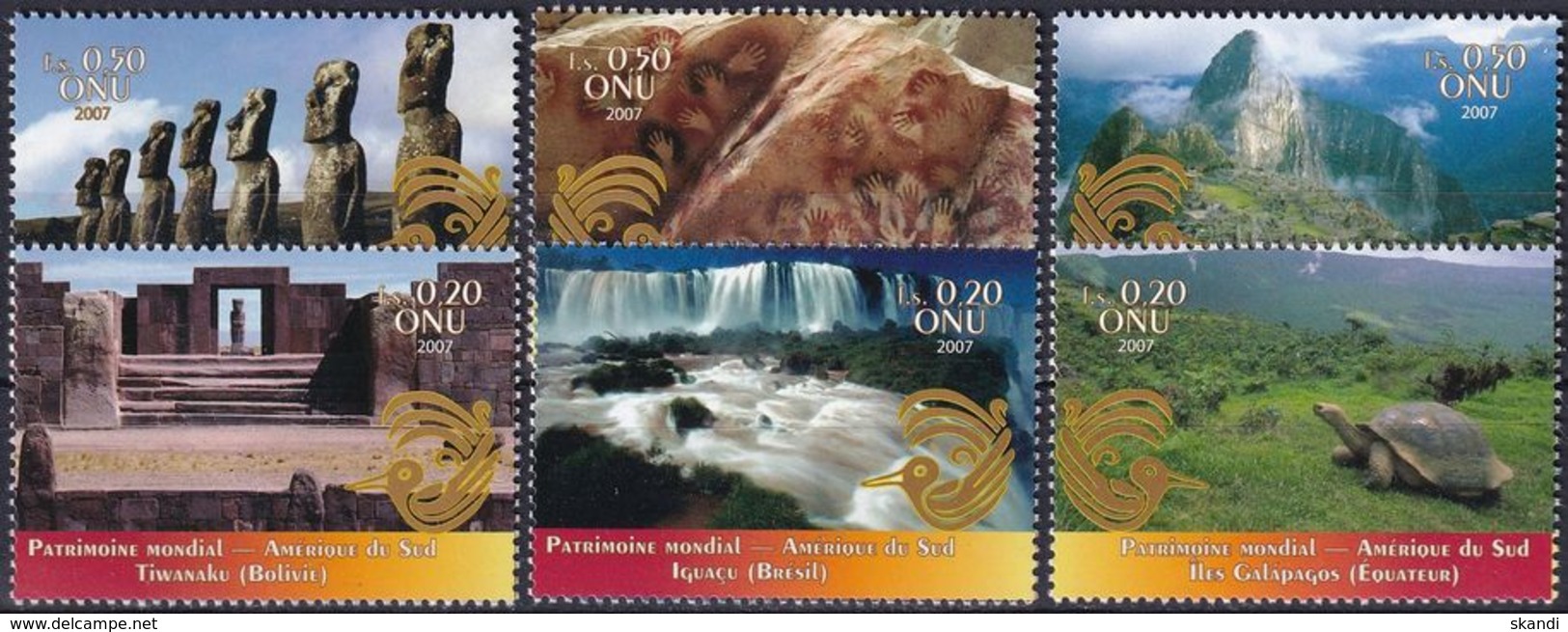 UNO GENF 2007 Mi-Nr. 577/82 ** MNH - Nuovi