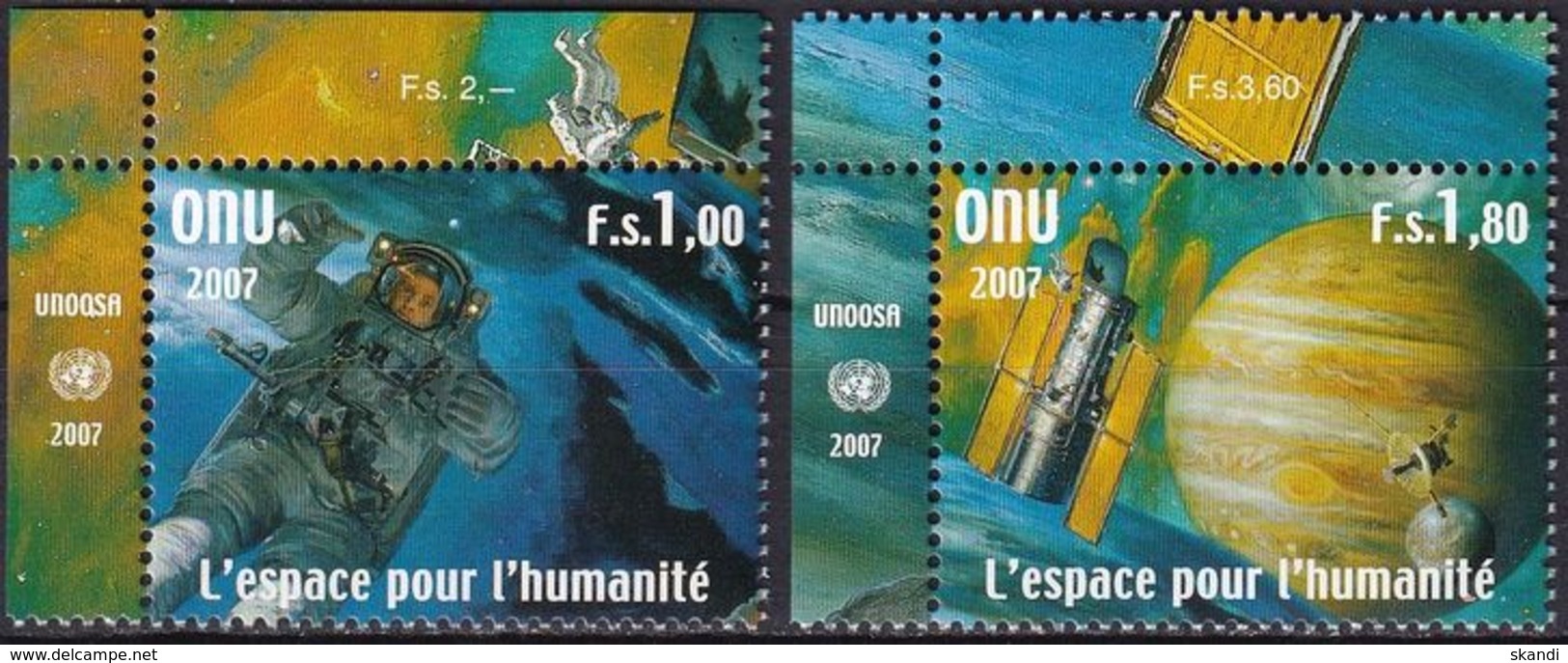 UNO GENF 2007 Mi-Nr. 584/85 ** MNH - Nuovi