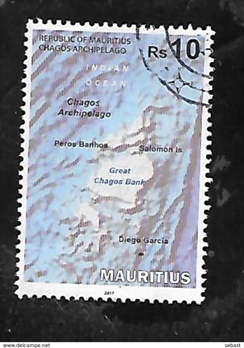 TIMBRE OBLITERE DE MAURICE DE 2017 - Mauritius (1968-...)