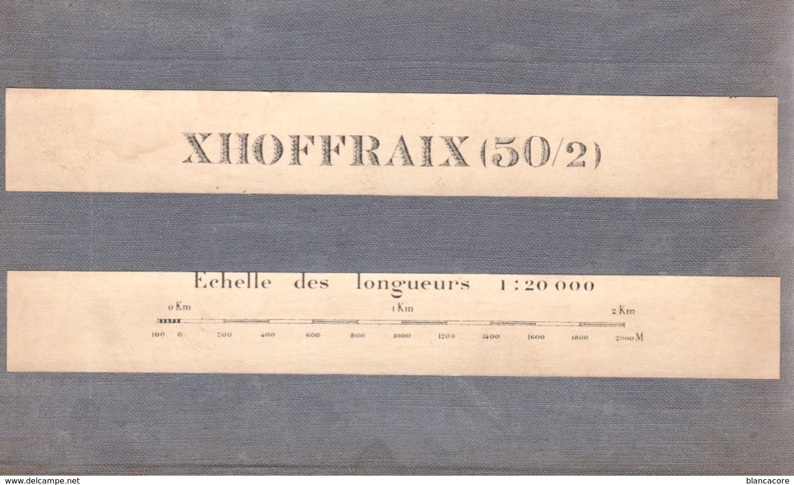 XHOFFRAIX  OVIFAT MONT RIGI - Cartes Géographiques