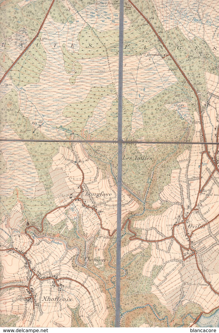 XHOFFRAIX  OVIFAT MONT RIGI - Cartes Géographiques