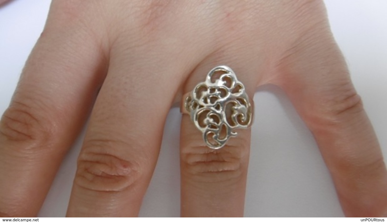 Bague En Argent Massif - Ringe