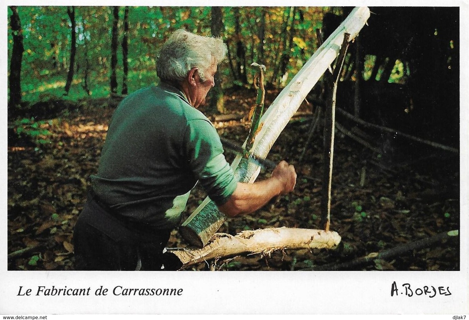 Le Fabricant De Carrassonne Cadouin Forêt De La Bessède (2 Scans) - Ambachten