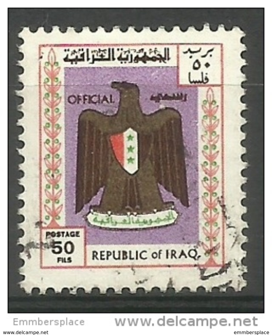 Iraq - 1975 Arms Official 50f Used  Sc O324 - Iraq