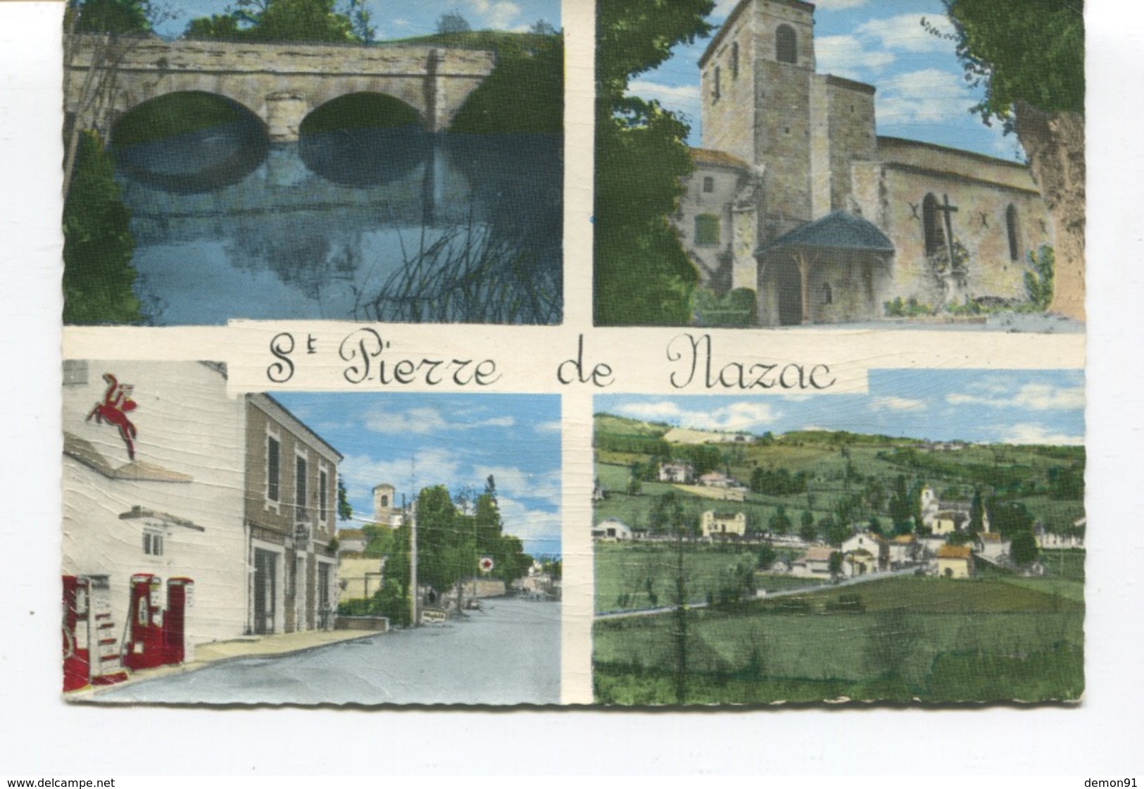 CPSM GF  - ST PIERRE DE MARZAC - Commune De MIRAMONT DE QUERCY ? -  Non Circulée - ETAT (rapures) - - Autres & Non Classés