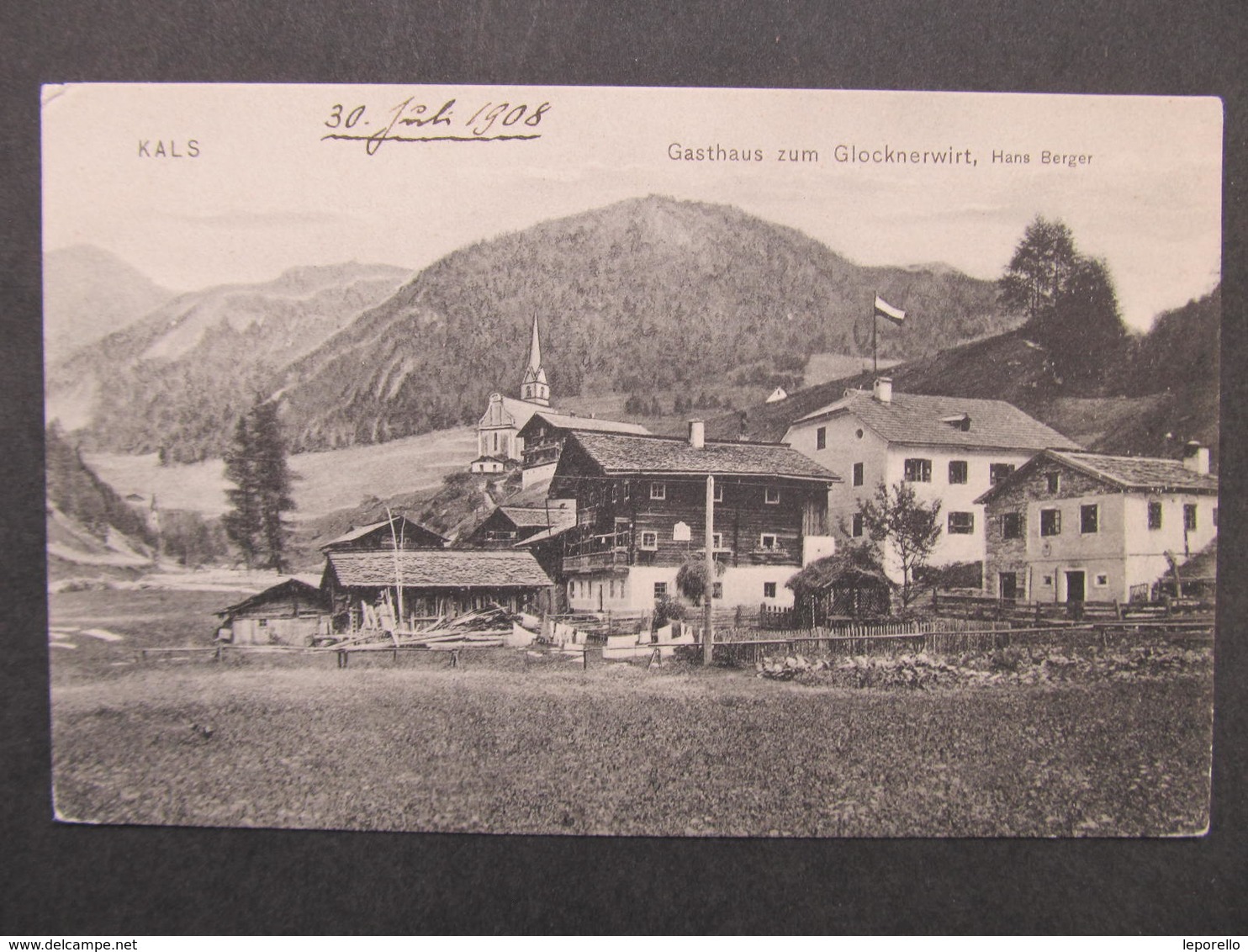 AK KALS B. LIENZ Gasthaus Ca.1910 /// D*39486 - Kals