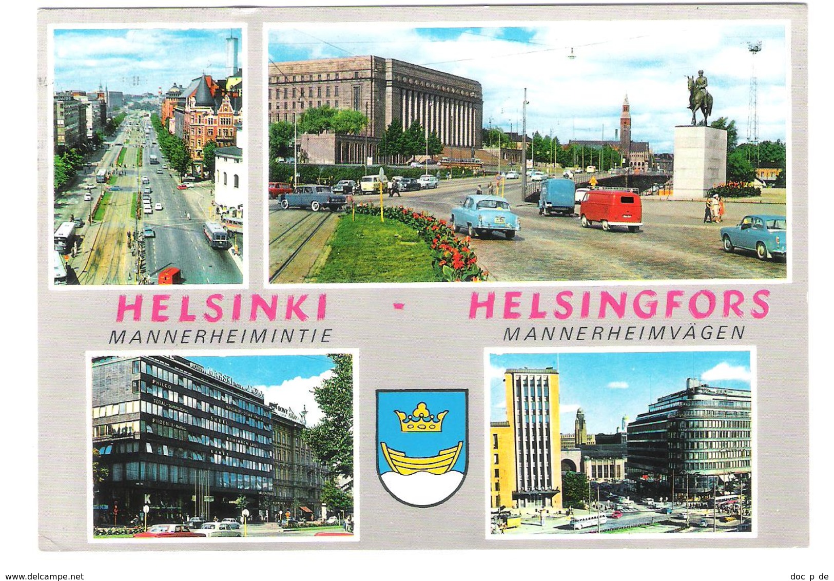 Finland - Suomi - Helsinki - Helsingfors - Mannheimervägen - Nice Stamp Stamps Timbre Timbres - Cars - Autos - Finnland