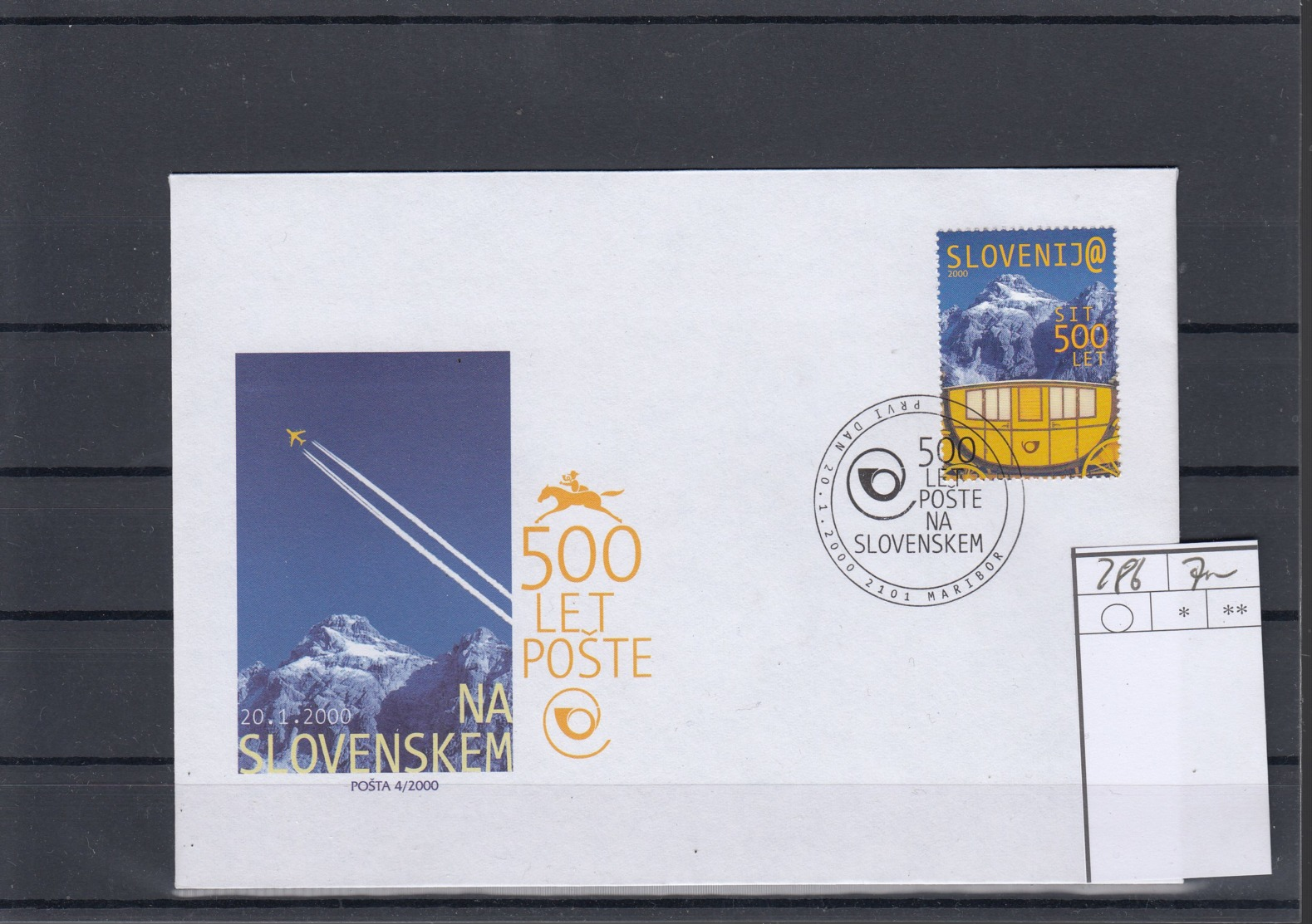 Slowenien Michel Cat.No. FDC 286 - Slovénie