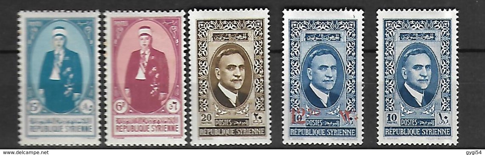 Syrie  1938 - 42  Présidents  Attassi Et Eddin     Cat Yt N°  LOT       N* MLH - Unused Stamps