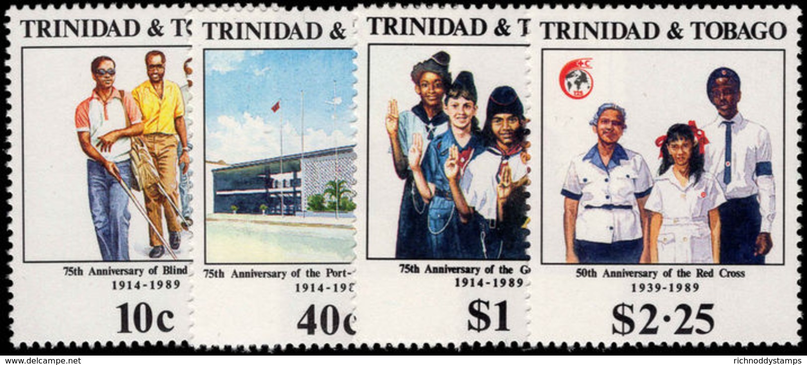 Trinidad & Tobago 1989 Anniversaries Unmounted Mint. - Trinidad & Tobago (1962-...)