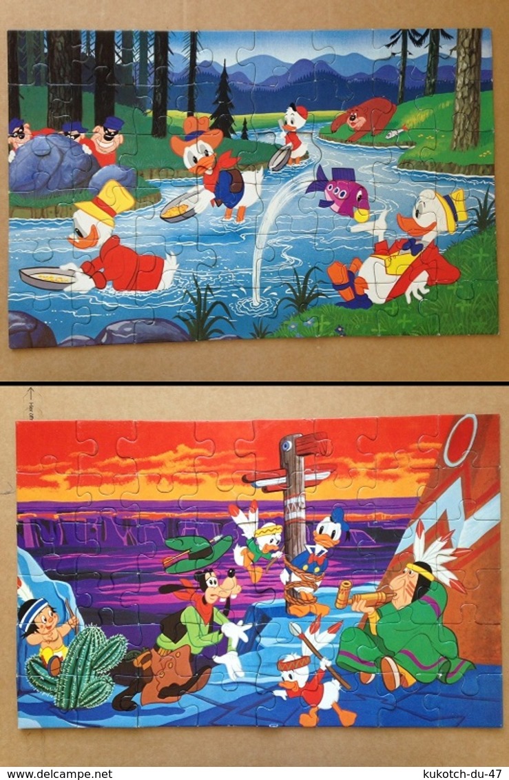 Disney - Puzzle "Donald Au Farwest" - 1980 - Other & Unclassified