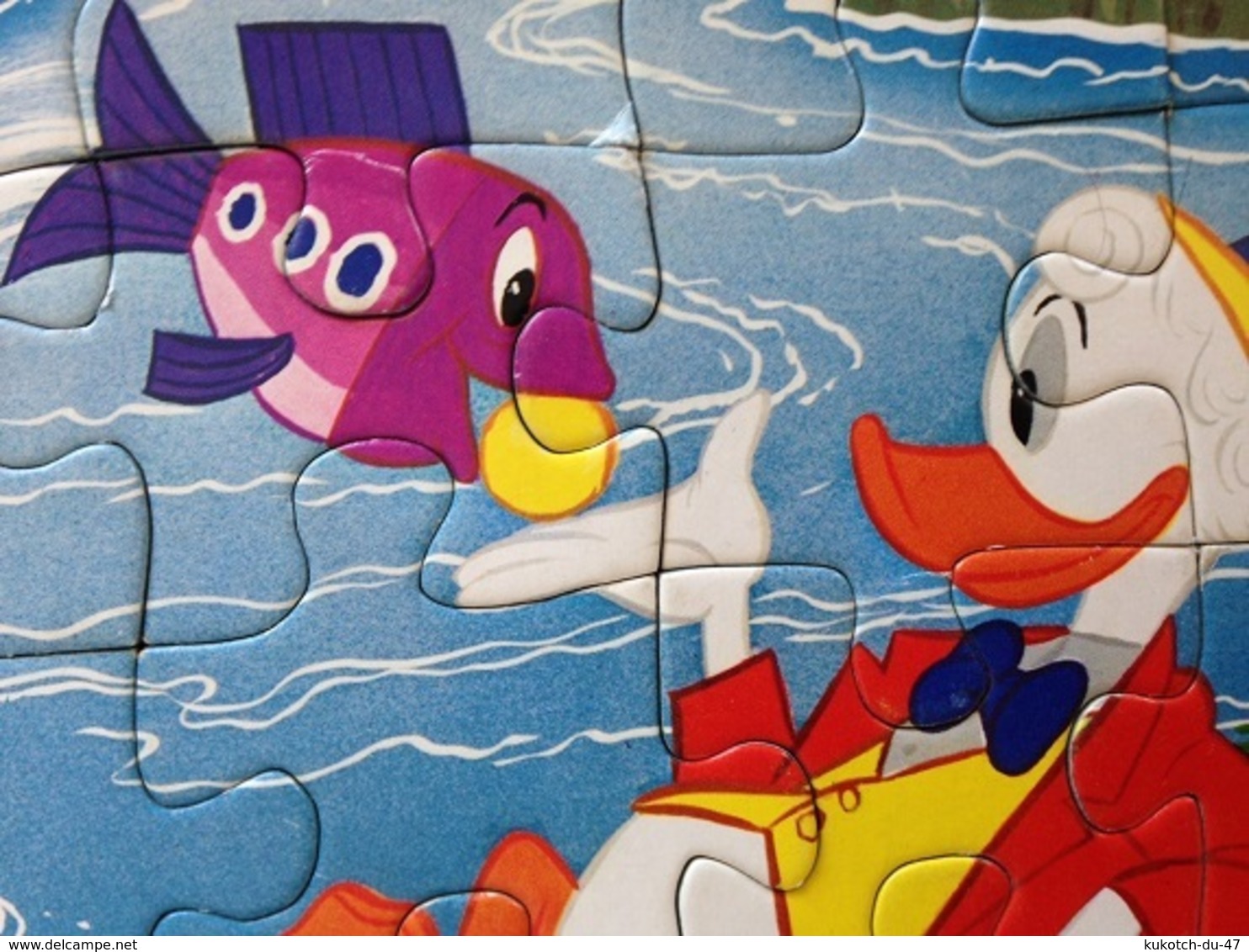 Disney - Puzzle "Donald Au Farwest" - 1980 - Andere & Zonder Classificatie
