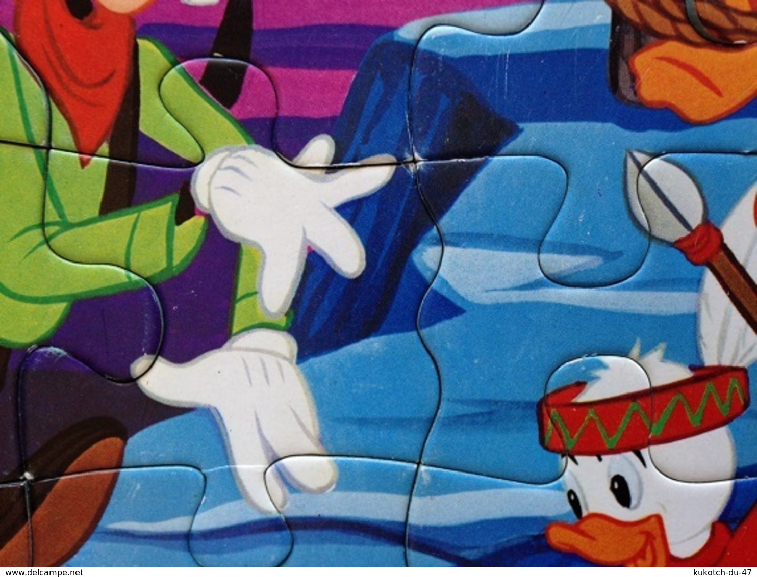 Disney - Puzzle "Donald Au Farwest" - 1980 - Autres & Non Classés