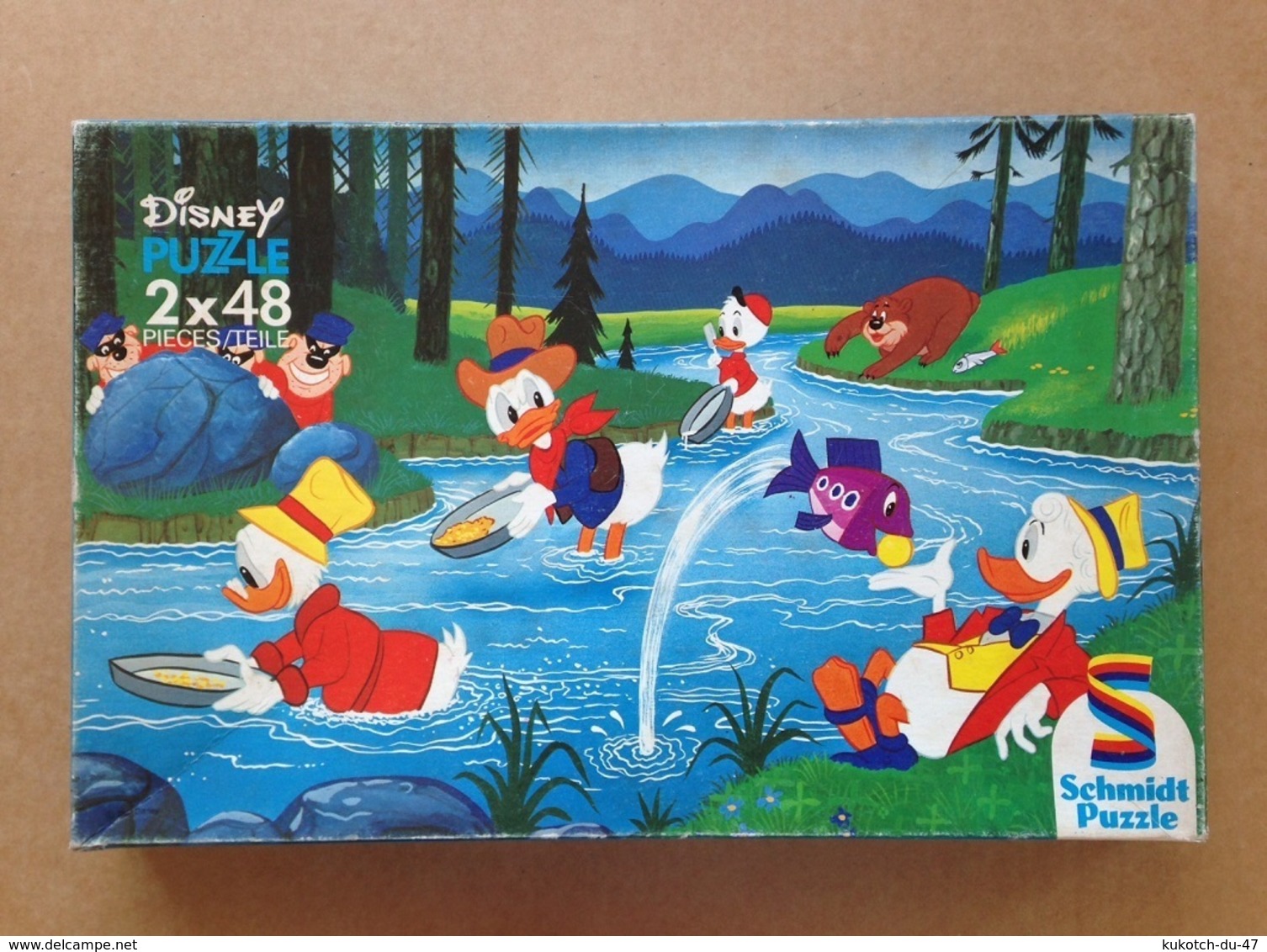 Disney - Puzzle "Donald au farwest" - 1980