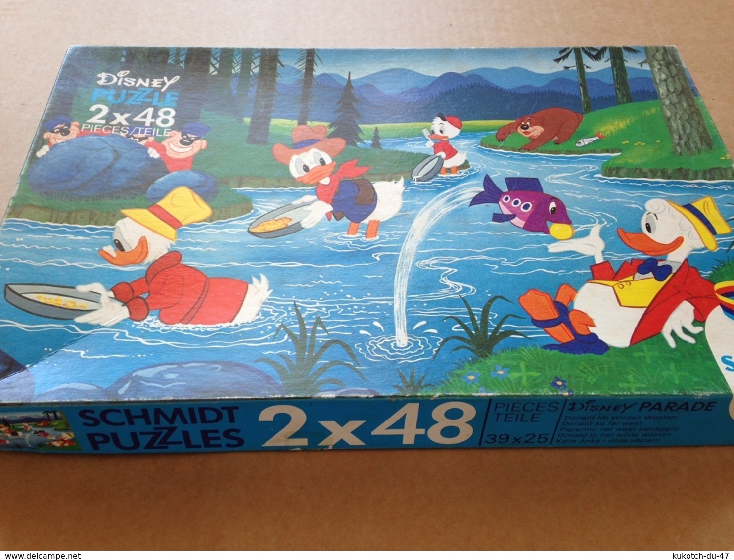 Disney - Puzzle "Donald au farwest" - 1980