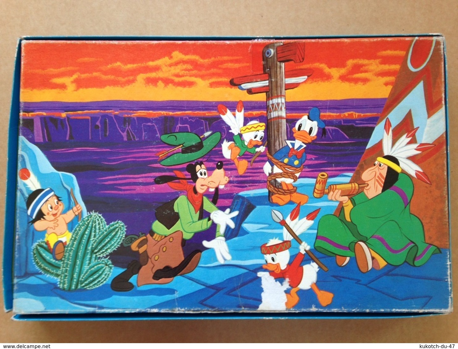 Disney - Puzzle "Donald au farwest" - 1980