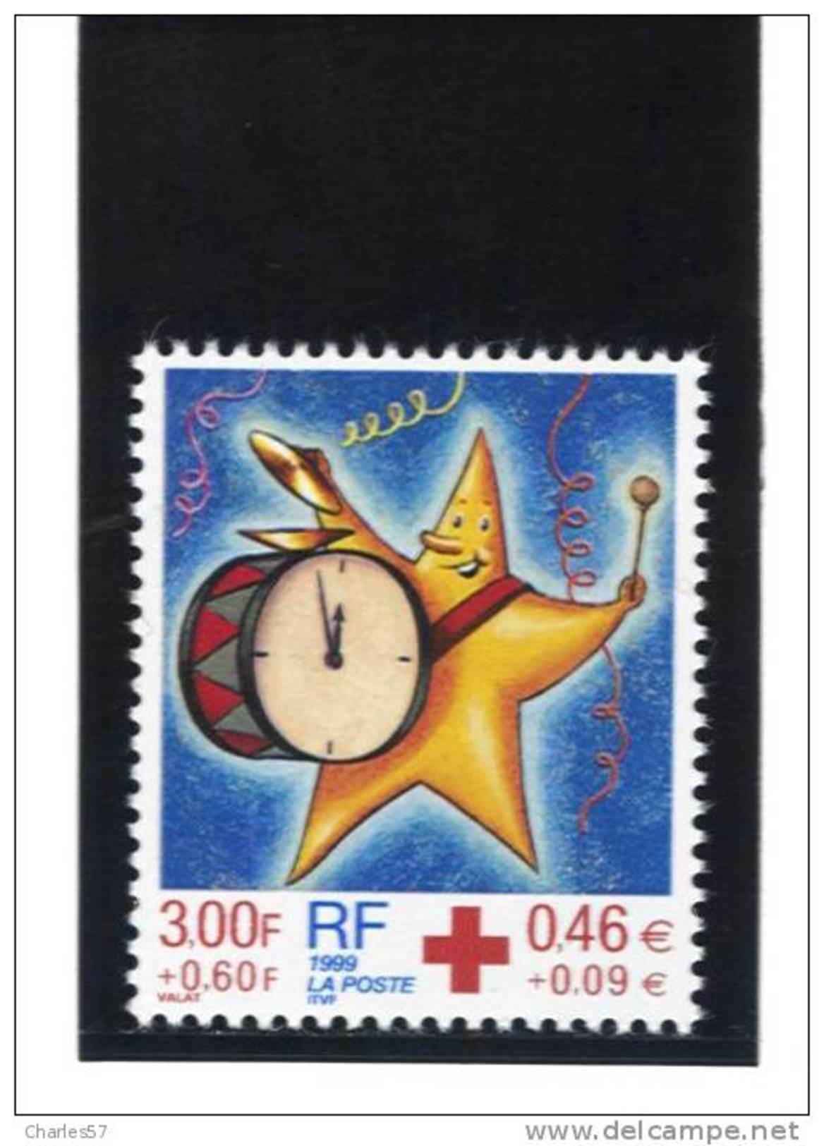 France 3288  Neuf ** (Au Profit De La Croix-Rouge") Cote 1,60&euro; - Unused Stamps