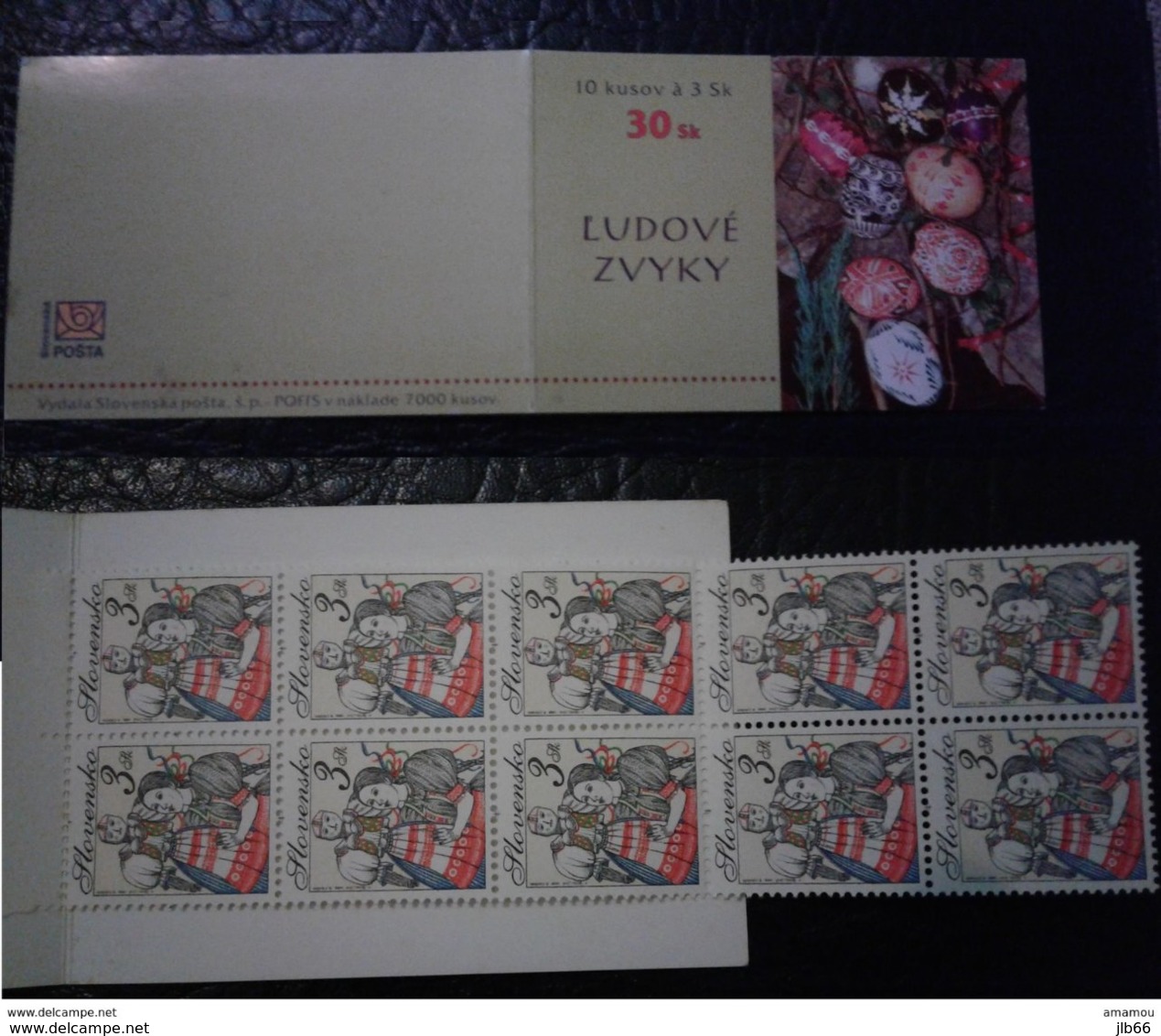 Carnet Tradition Populaire Oeuf Peint Paille1998 De 10  Timbres C 265 / Booklet  Folk 1998  Mi 24 (305) - Nuevos