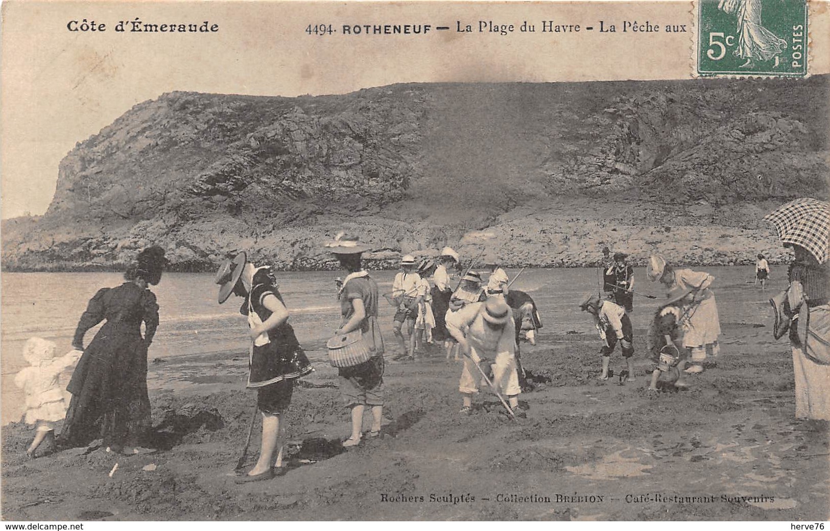 ROTHENEUF - La Plage Du Havre - La Pêche Aux Crevettes - Rotheneuf