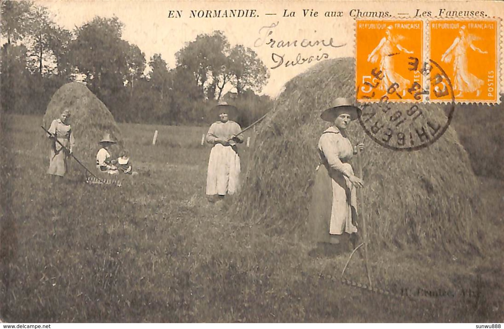 En Normandie - La Vie Aux Champs - Les Faneuses (animée, 1923) - Basse-Normandie