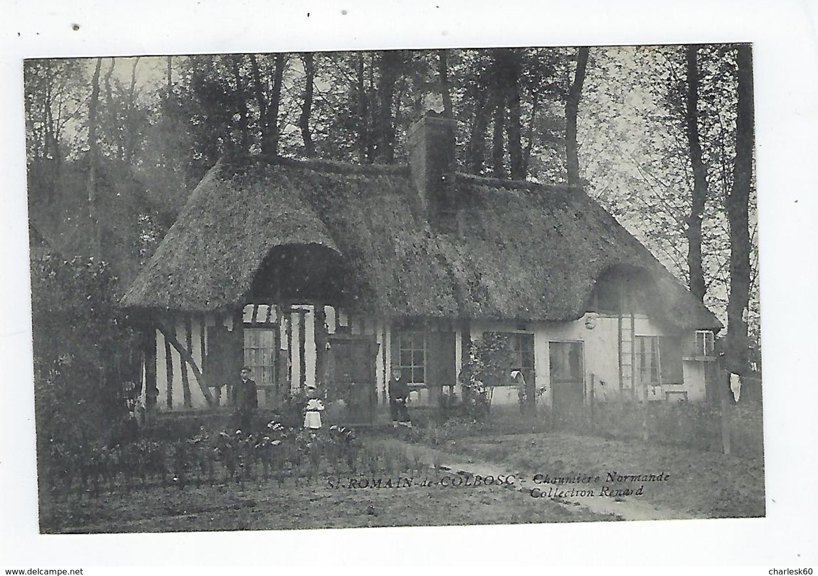 CPA - 76 - Saint Romain De Colbosc - Chaumière Normande - Collection Renard - Chaumière - Saint Romain De Colbosc