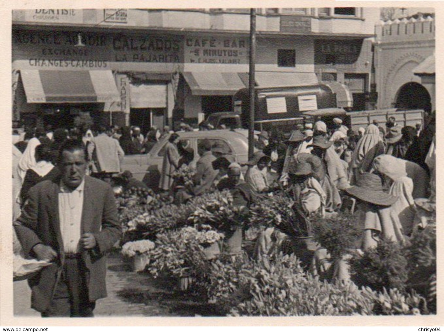 95Bv  Maroc Photo Tanger Marché Des Fleurs - Tanger