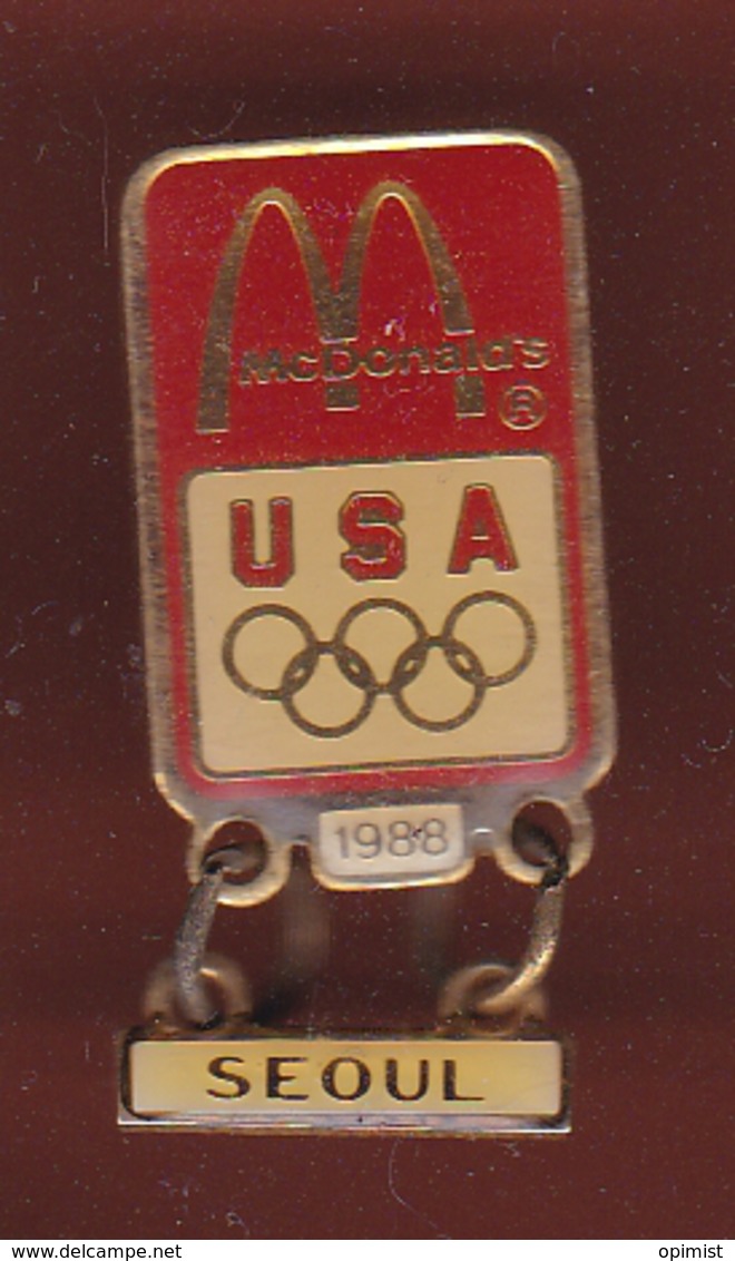 59485-Pin's.M'cdonalds USA 1988.Jeux Olympiques De Seoul. - Jeux Olympiques